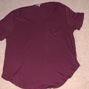 XL Maroon top